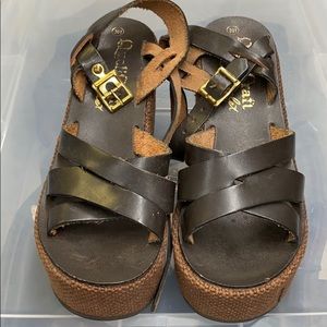 QualiCraft Platform Sandals Sz 8
